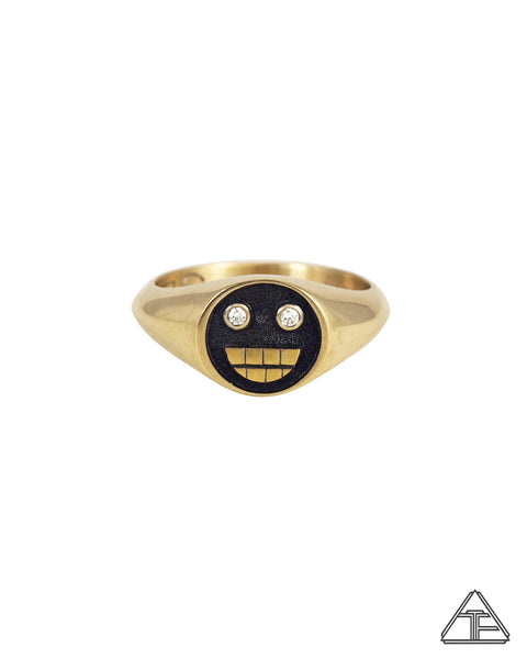 Grillz: Diamond Yellow Gold 22k Ring