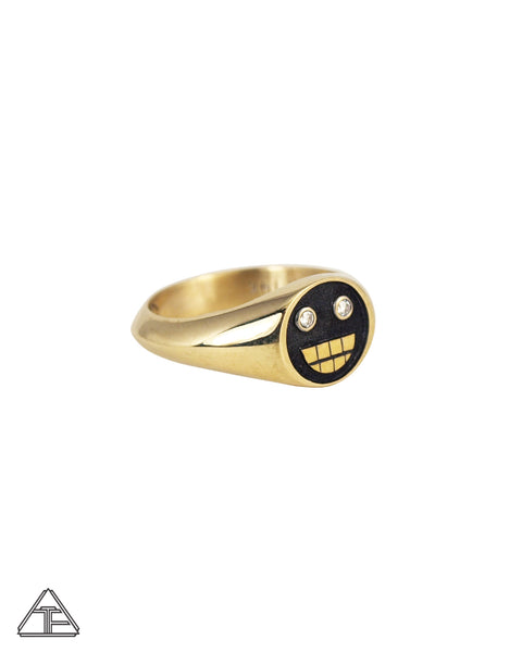 Grillz: Diamond Yellow Gold 22k Ring