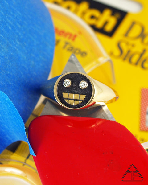 Grillz: Diamond Yellow Gold 22k Ring