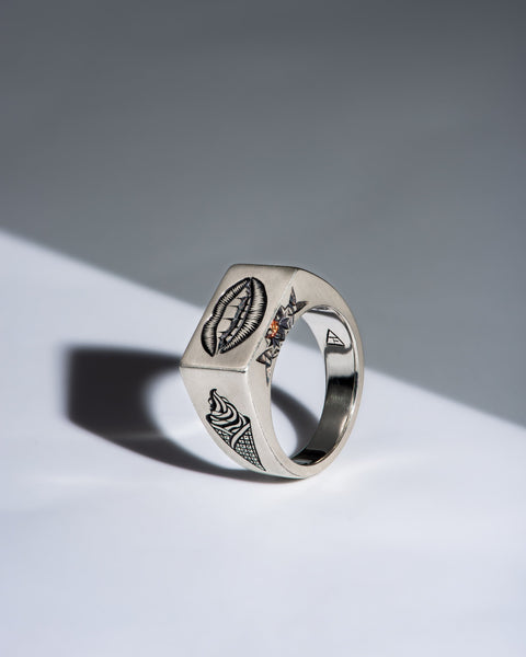 Taste - 5 Senses Signet Ring