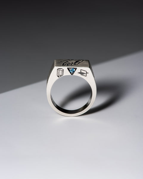 Touch - 5 Senses Signet Ring