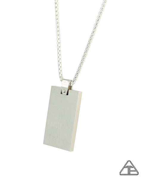 Dog Tag: Mona Lisa Turquoise Inlay Pendant