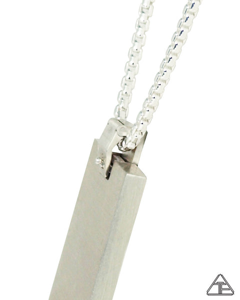 Dog Tag: Mona Lisa Turquoise Inlay Pendant