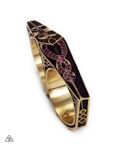 Lattice Double Ring: Lux Edition Collaboration with William Arthur Jewelry