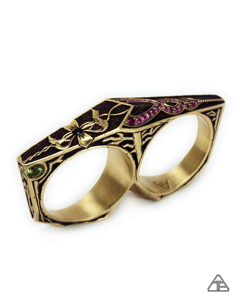 Lattice Double Ring: Lux Edition Collaboration with William Arthur Jewelry
