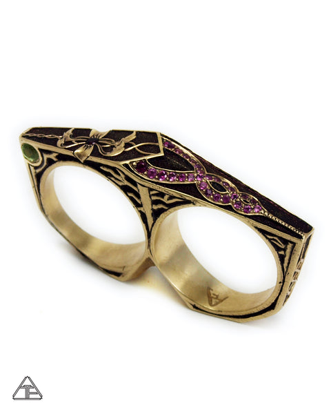 Lattice Double Ring: Lux Edition Collaboration with William Arthur Jewelry