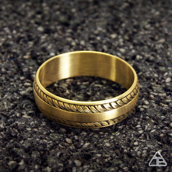Barnaby: Hand Engraved Band / Ring