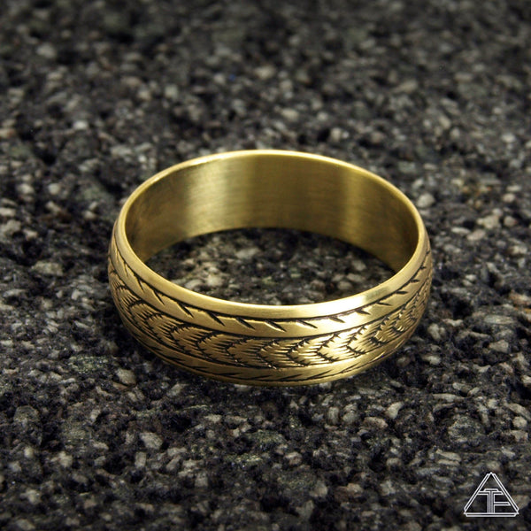 Romulus: Hand Engraved Band / Ring
