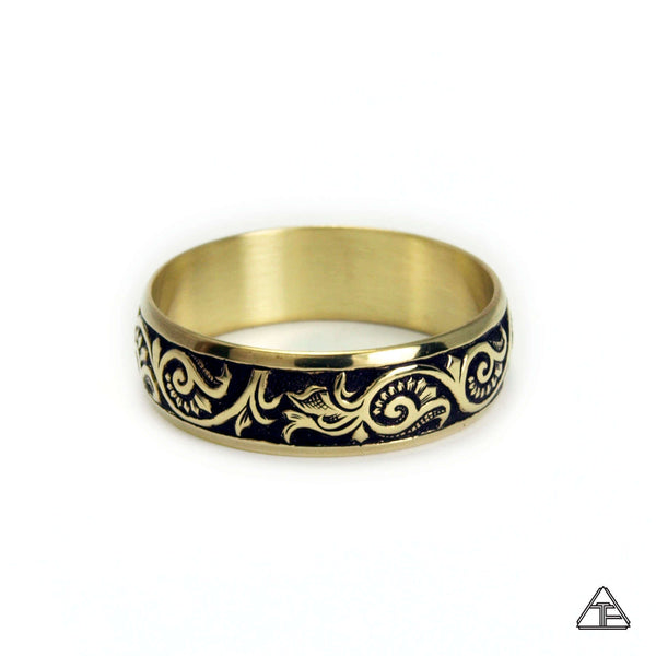 Huck: Hand Engraved Band / Ring