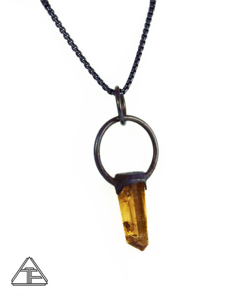 Citrine Crystal Talisman Pendant