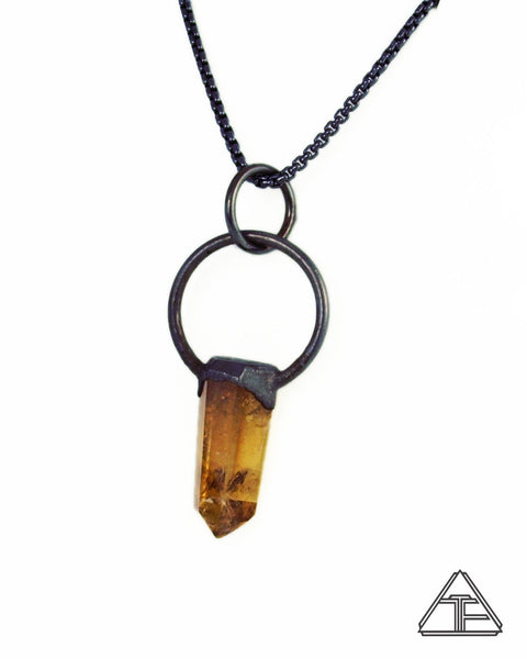 Citrine Crystal Talisman Pendant