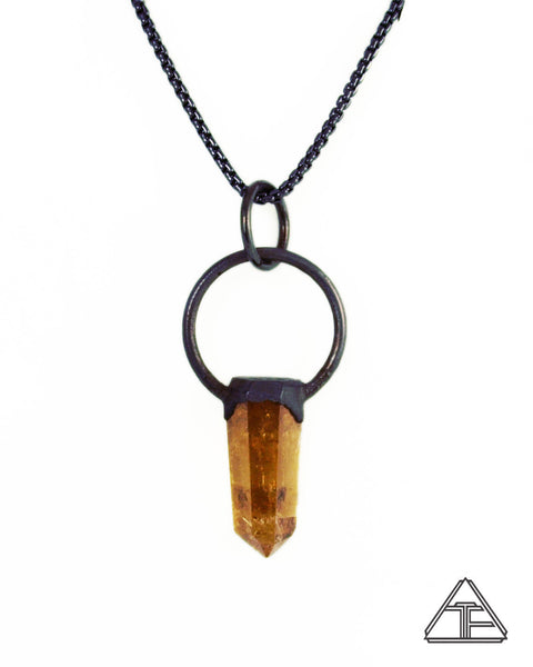 Citrine Crystal Talisman Pendant