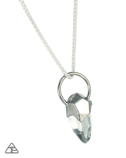 Lemurian Seed Quartz Large Crystal Talisman Pendant