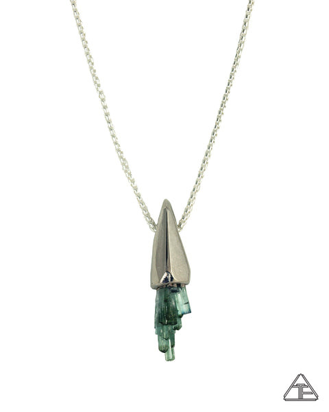 Tourmaline Spray Crystal Talisman Pendant