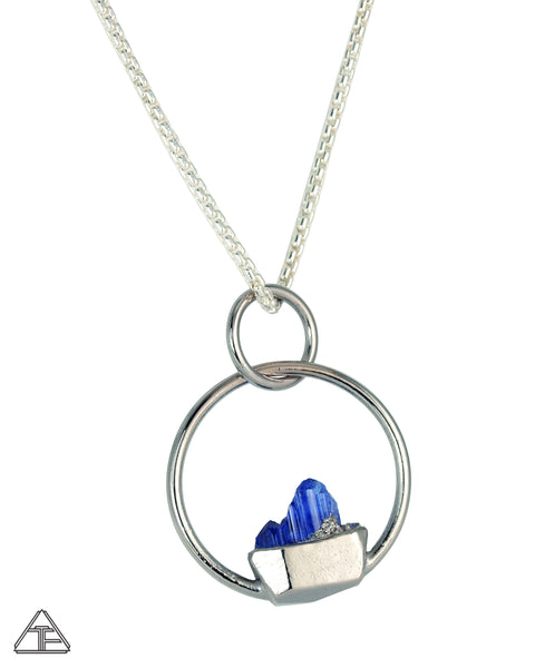 Tanzanite Hoop Crystal Talisman Pendant