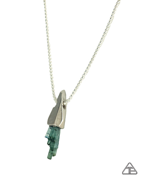 Tourmaline Spray Crystal Talisman Pendant