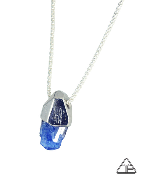 Large Tanzanite Crystal Talisman Pendant