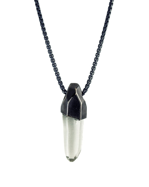 Lemurian Seed Quartz Stealth Crystal Talisman Pendant