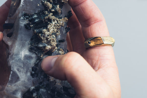 Lattice: Brass Ring Amethyst