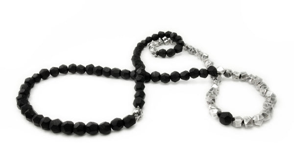 Lattice: Sterling Silver Ebony Chain Ebony