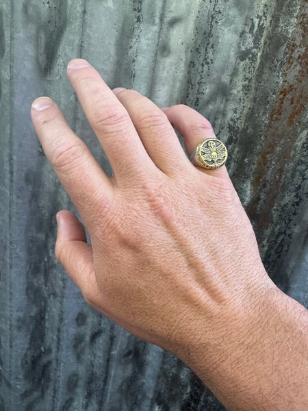 DARKSIDE — Seahawks Championship Ring / Sterling + Brass / Classic