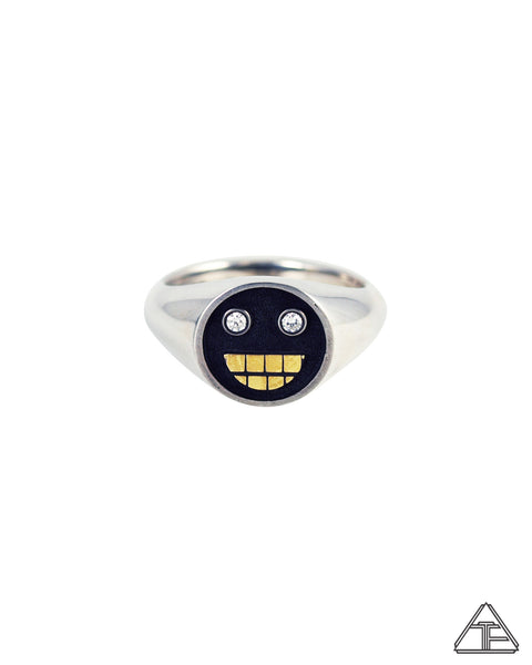 Grillz: Diamond Sterling Silver 22k Ring Size 6