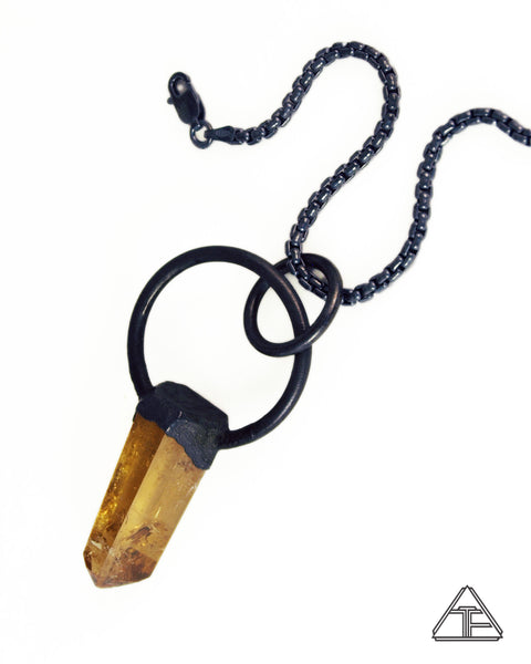 Citrine Crystal Talisman Pendant
