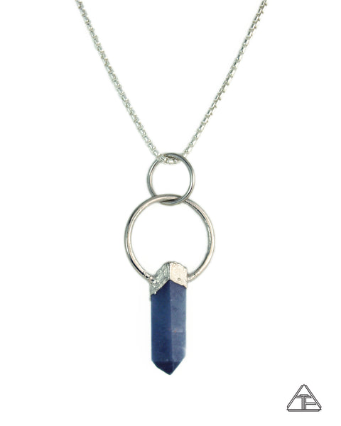 Tara Blue Quartz Crystal Talisman Pendant