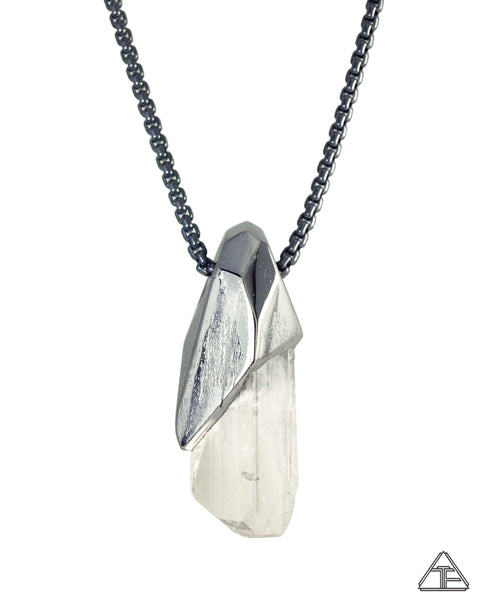 Large Danburite Crystal Talisman Pendant