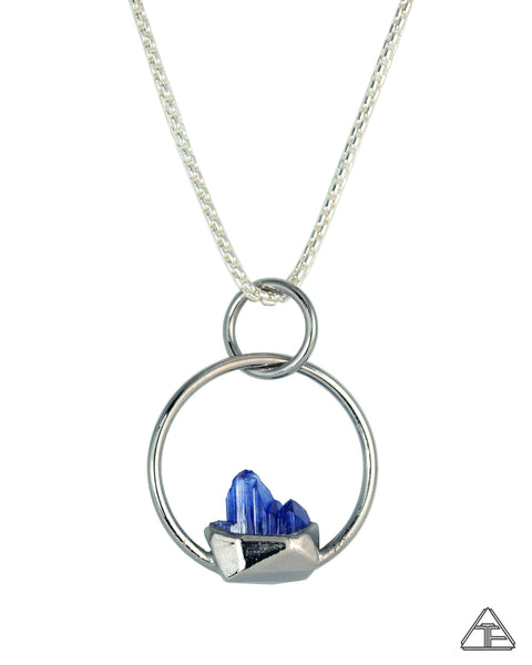 Tanzanite Hoop Crystal Talisman Pendant