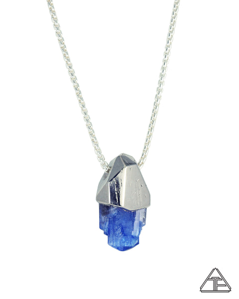 Large Tanzanite Crystal Talisman Pendant