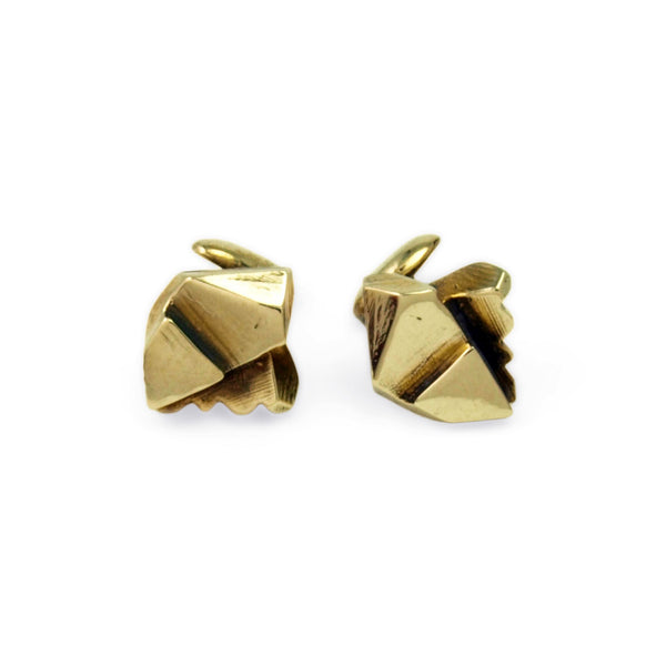 Prism Lattice: Brass Cufflinks